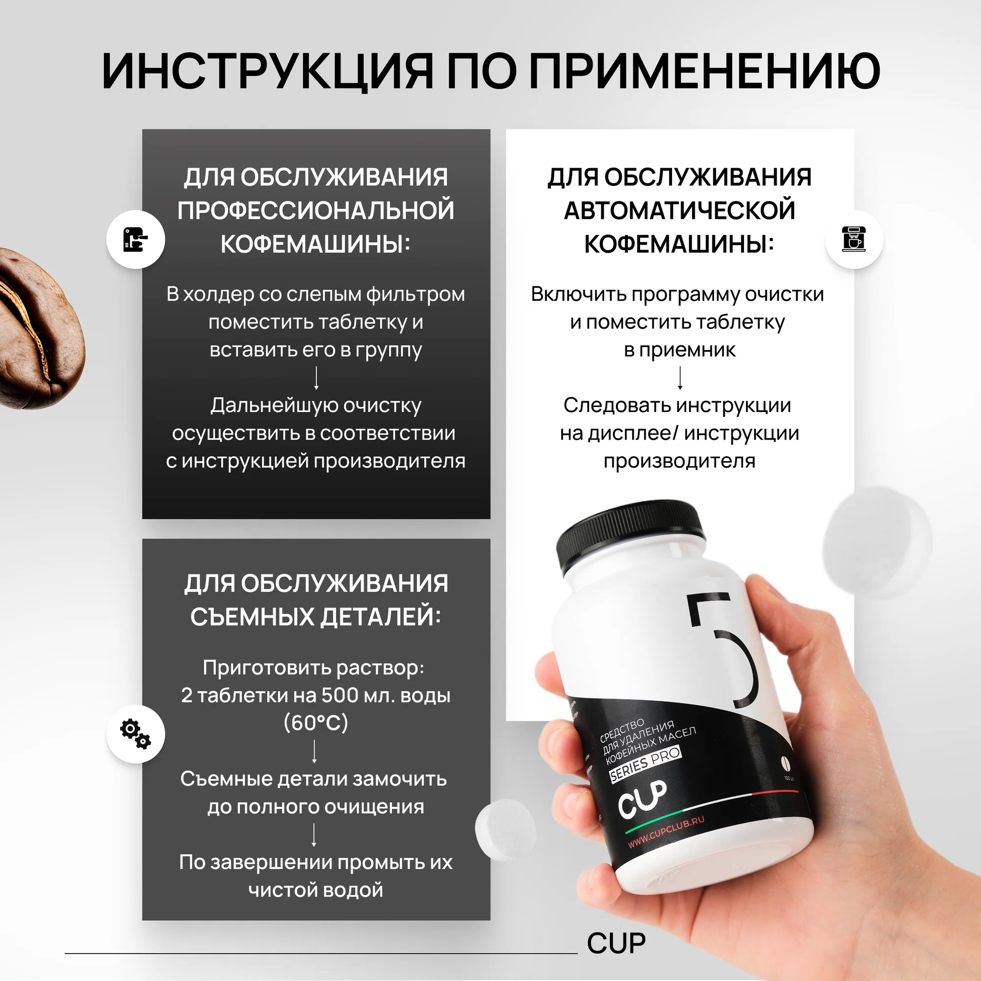 CUP 5 Средство для удаления кофейных масел